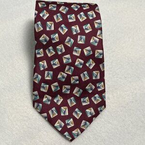 Kuppenheimer Tie‎ Graphics 100% Silk USA 59" X 4"